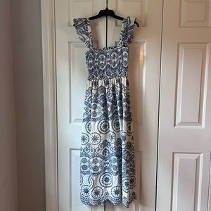 Sundayup lace key hole back dress